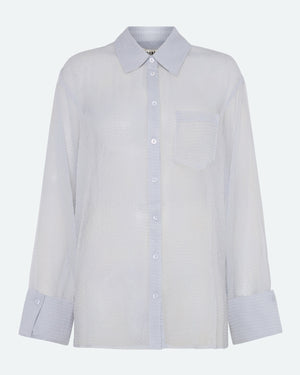 minimum female Pina skjorte 3949 Long Sleeved Shirt 4203 Vapor Blue
