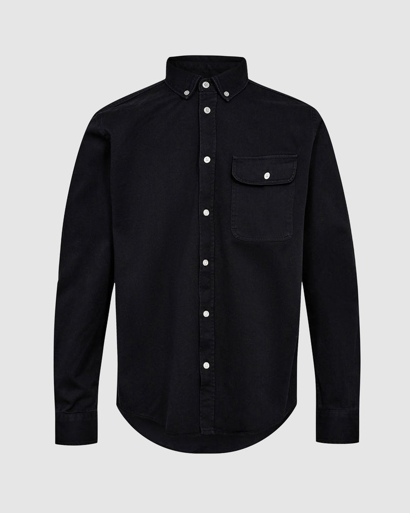 minimum male Prollo 9942 Long Sleeved Shirt 999 Black