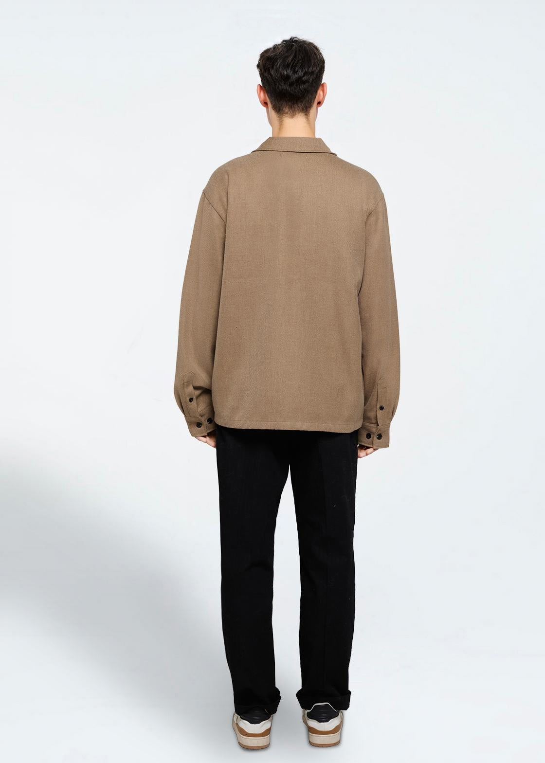 minimum male Ralph shirt 4370 Long Sleeved Shirt 1815 Shitake