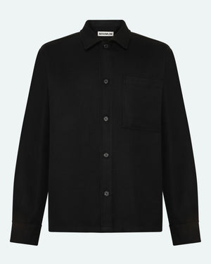 minimum male Ralph shirt 4370 Long Sleeved Shirt 999 Black