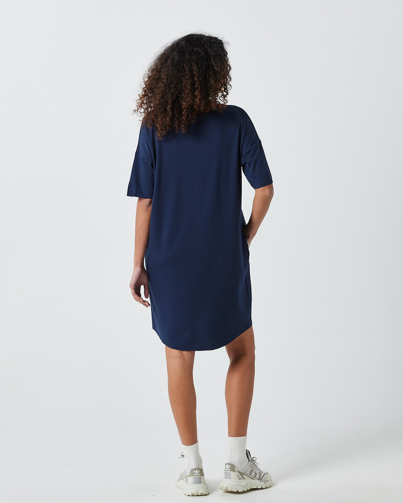 minimum female  Regitza 2.0 0265 Short Dress 687 Navy Blazer