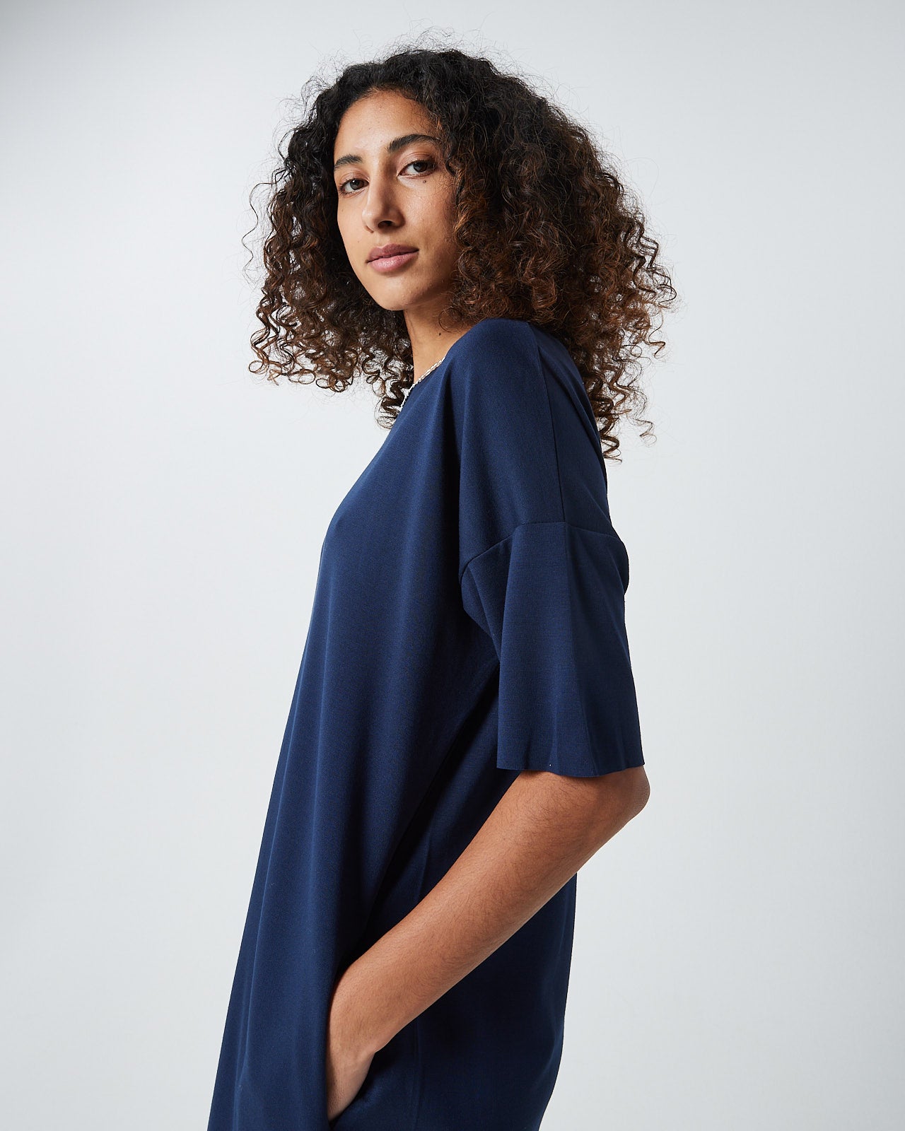 minimum female  Regitza 2.0 0265 Short Dress 687 Navy Blazer