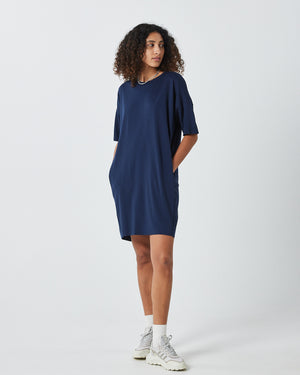minimum female  Regitza 2.0 0265 Short Dress 687 Navy Blazer