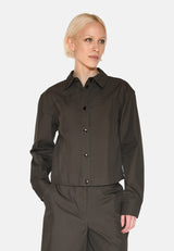 minimum female Remi langærmet skjorte 4137 Long Sleeved Shirt 0506 Black Ink