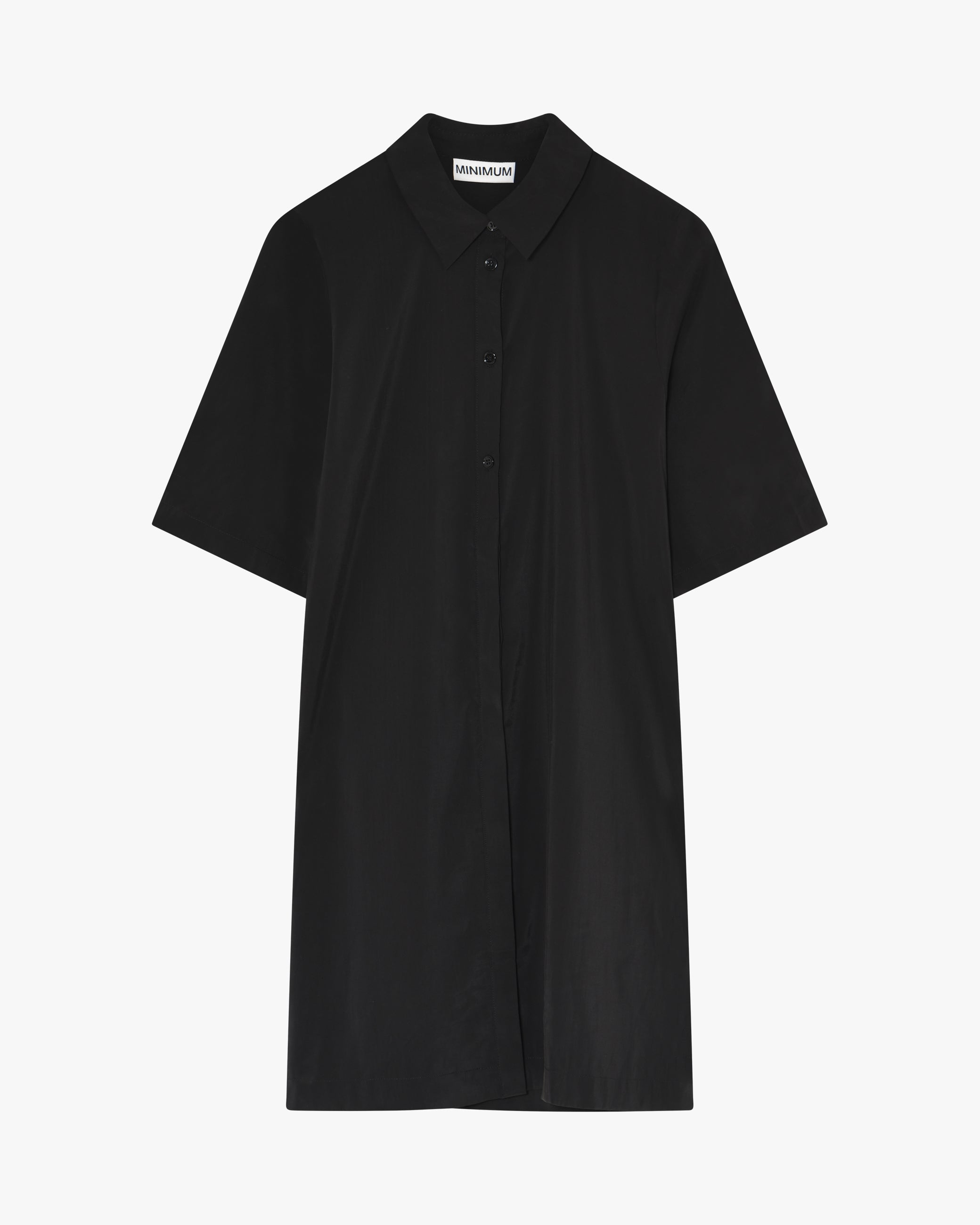 minimum female Rey skjortekjole 3780 Short Dress 999 Black