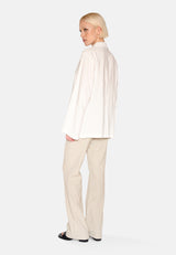 minimum female River langærmet skjorte 3780 Long Sleeved Shirt 0608 Coco Milk