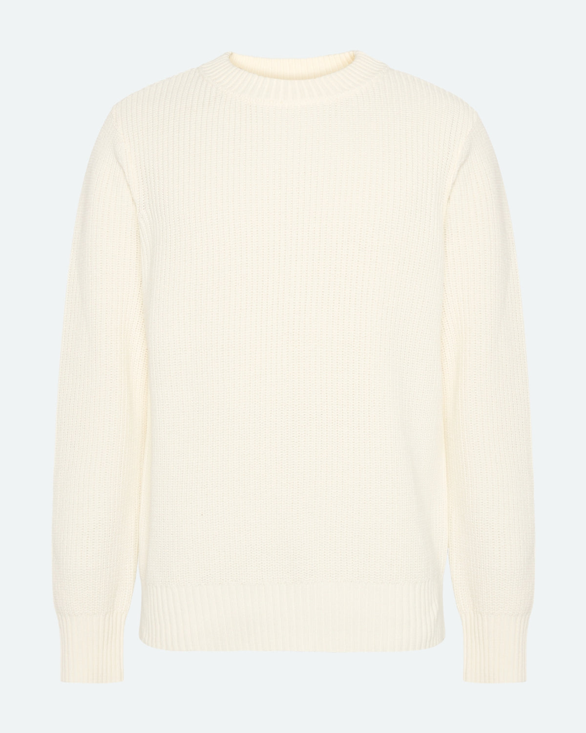 minimum male Rob basic striktrøje G006 GOTS Sweater 0608 Coco Milk