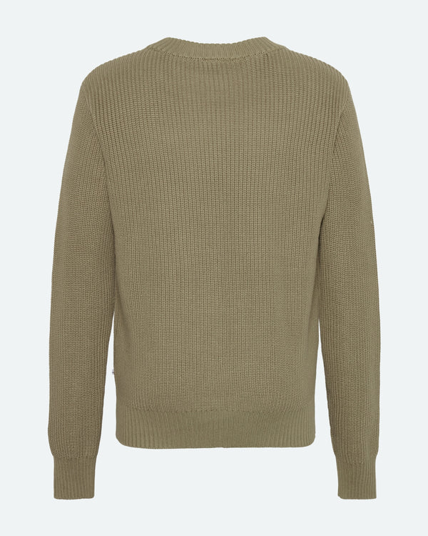 minimum male Rob basic striktrøje G006 GOTS Sweater 1706 Mermaid