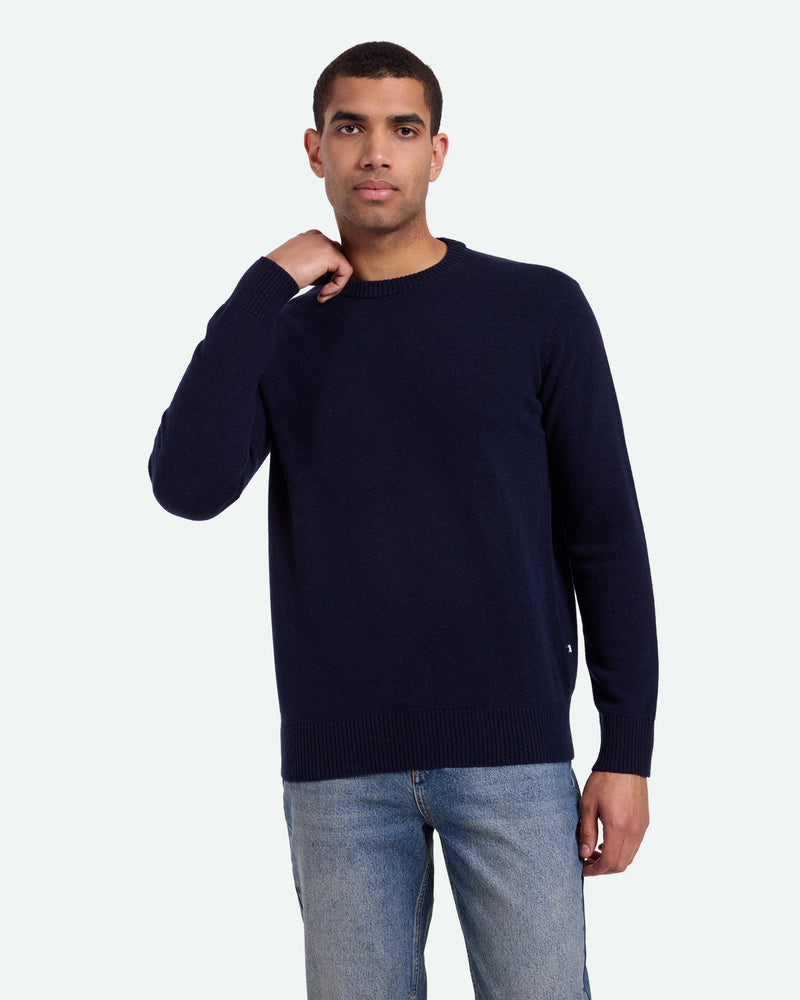 minimum male Roland 9954 Jumper 687 Navy Blazer