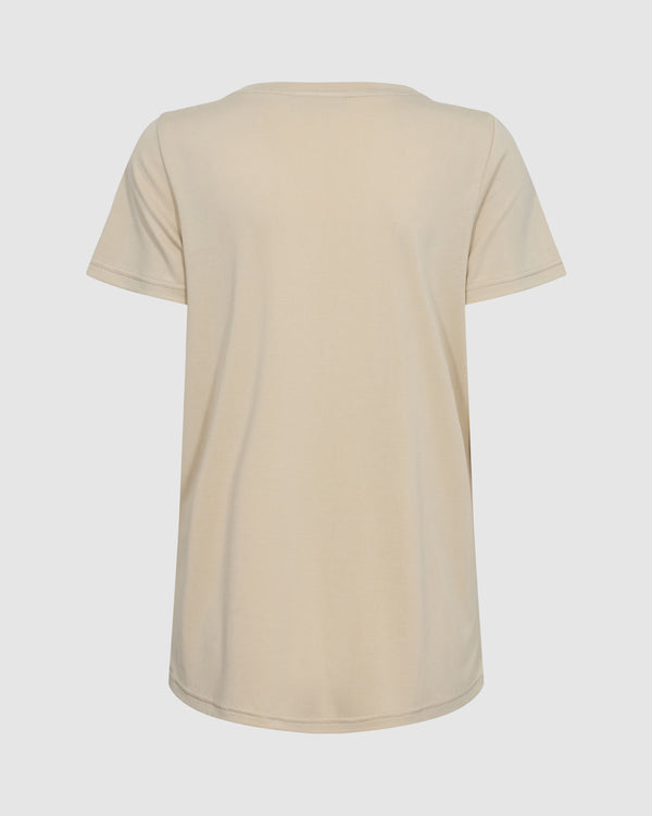 minimum female Rynah 2.0 0281 Short Sleeved T-shirt 1105 Brown Rice