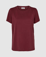 minimum female Rynah 2.0 0281 Short Sleeved T-shirt 1617 Burgundy