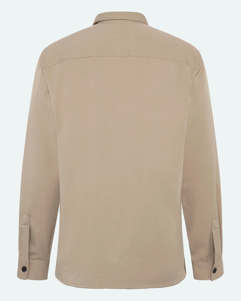 minimum male Santon overskjorte 3808 Overshirt 1109 Chinchilla