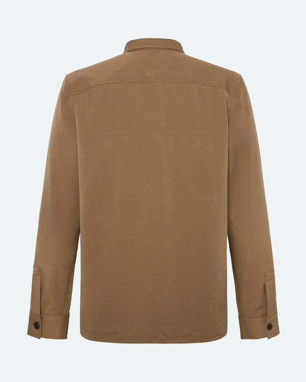 minimum male Santon overskjorte 3808 Overshirt 1815 Shitake