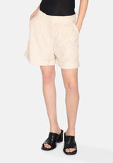 minimum female Selby hørshorts 4191 Shorts 1105 Brown Rice