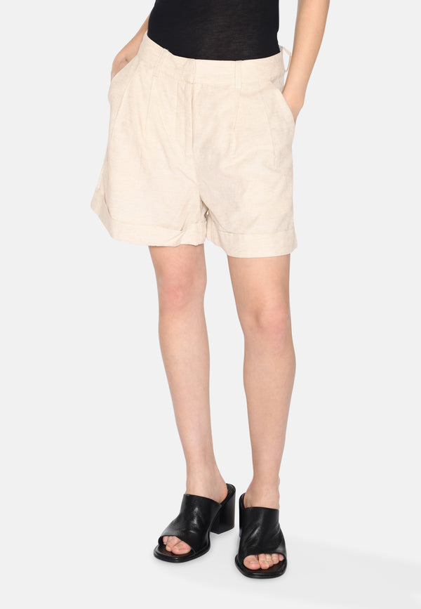 minimum female Selby hørshorts 4191 Shorts 1105 Brown Rice