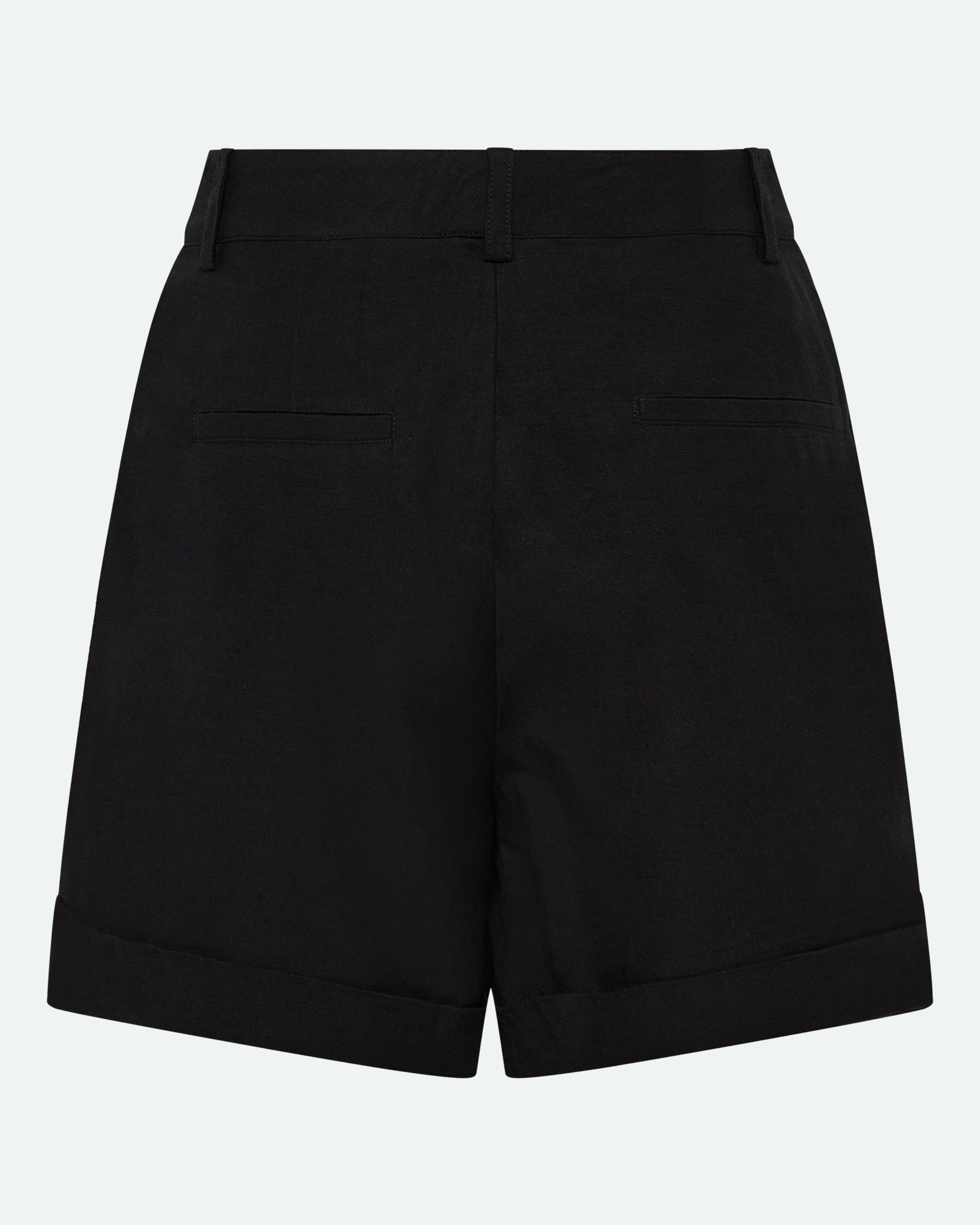 minimum female Selby shorts i hørblanding 3069 Shorts 999 Black