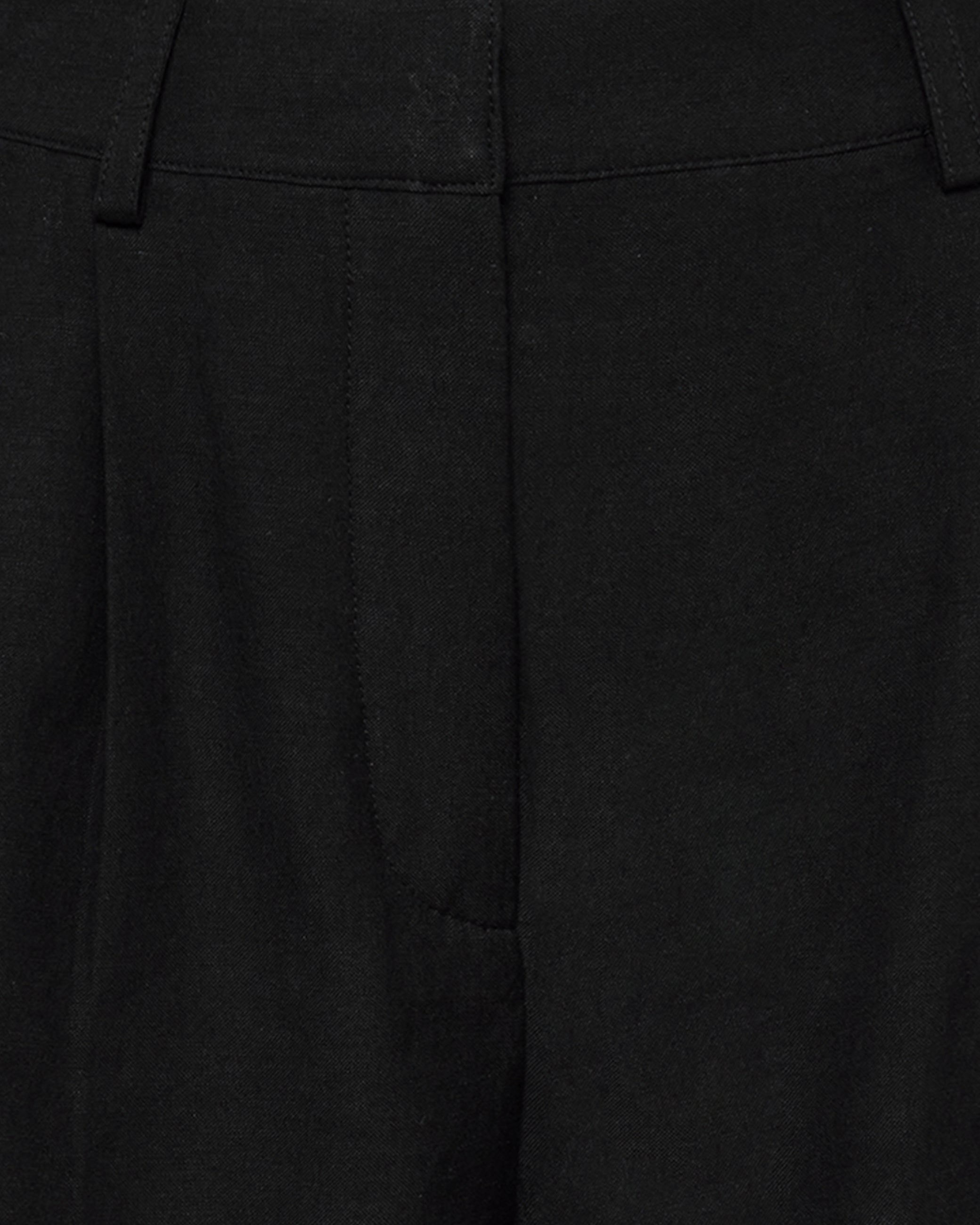 minimum female Selby shorts i hørblanding 3069 Shorts 999 Black