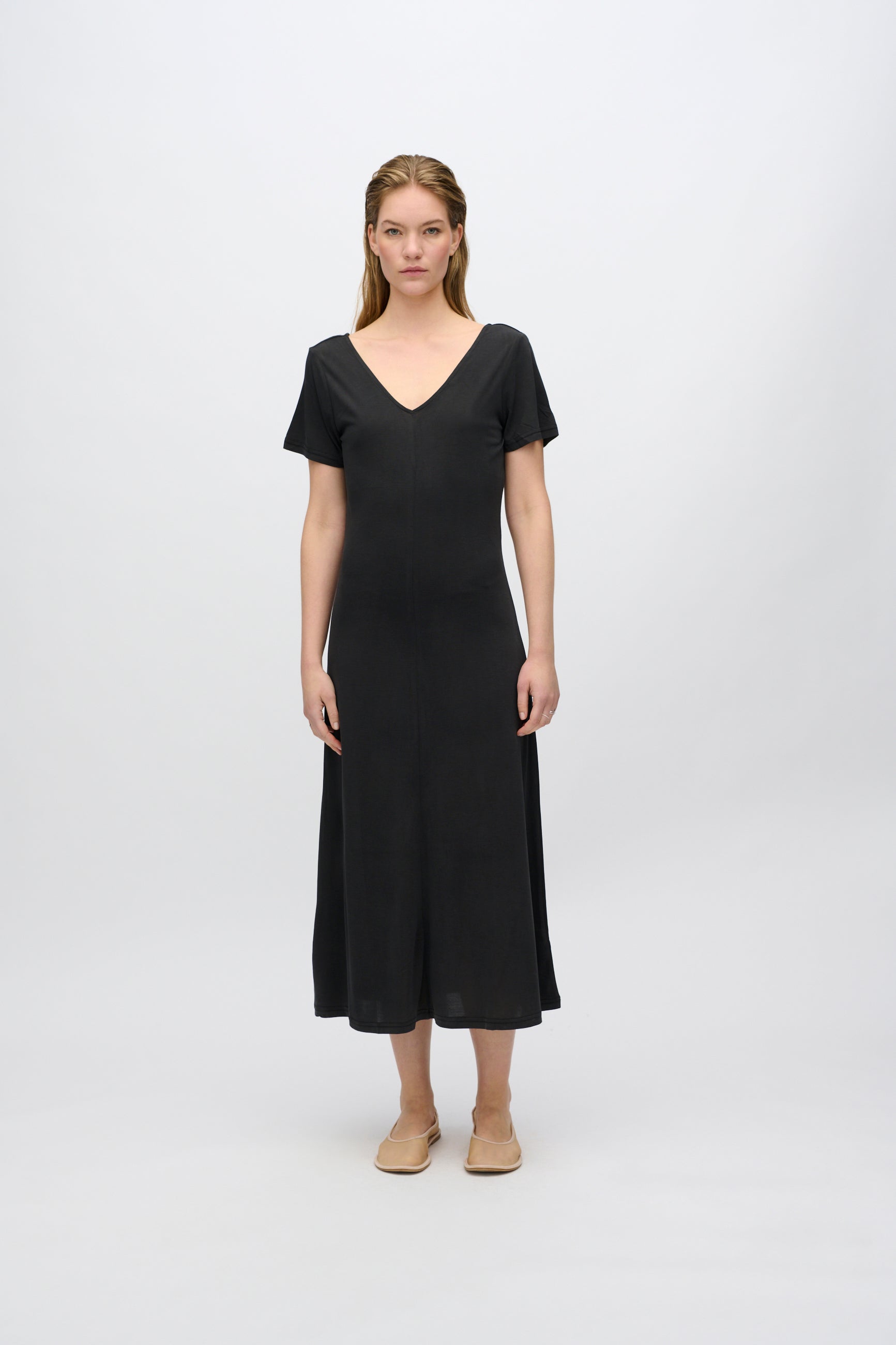 minimum female Siah midi kjole 2.0 0281 Midi Dress 999 Black