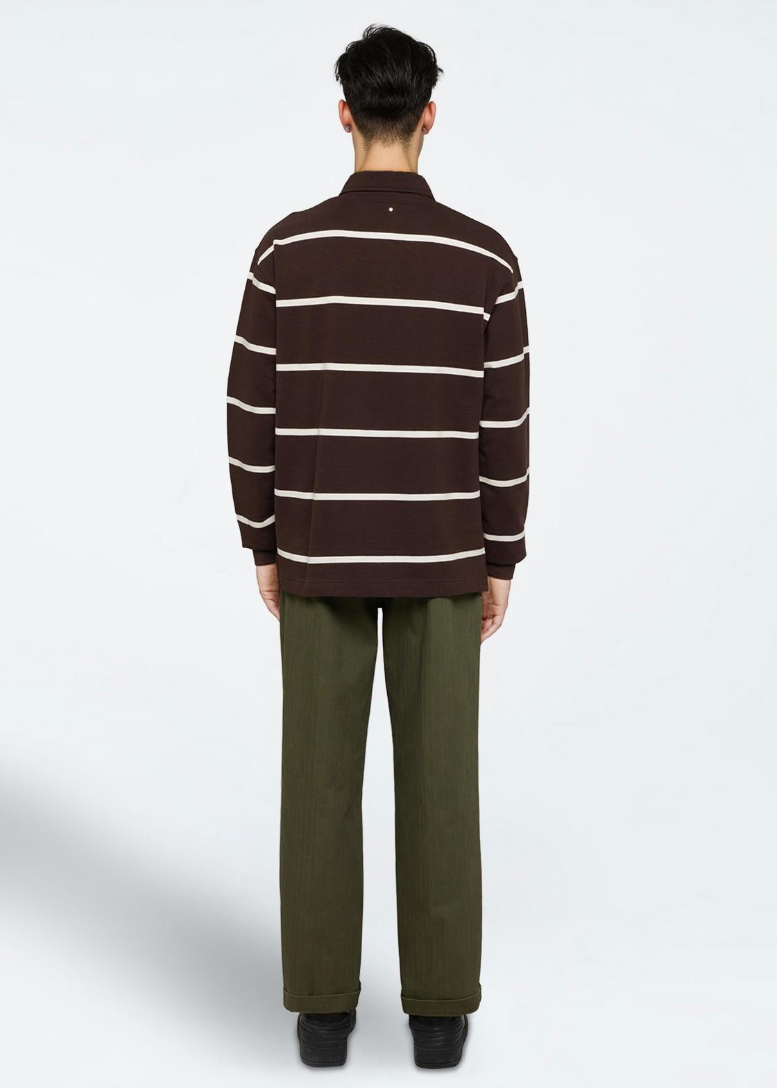 minimum male Tate rugby polo 4456 Polo 1914 Seal Brown