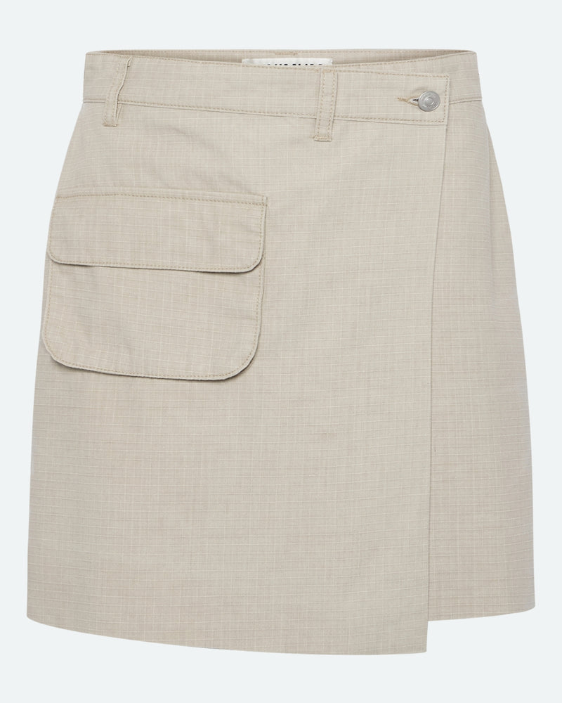 minimum female Thilda nederdel 4140 Short Skirt 1105 Brown Rice