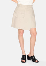 minimum female Thilda nederdel 4140 Short Skirt 1105 Brown Rice