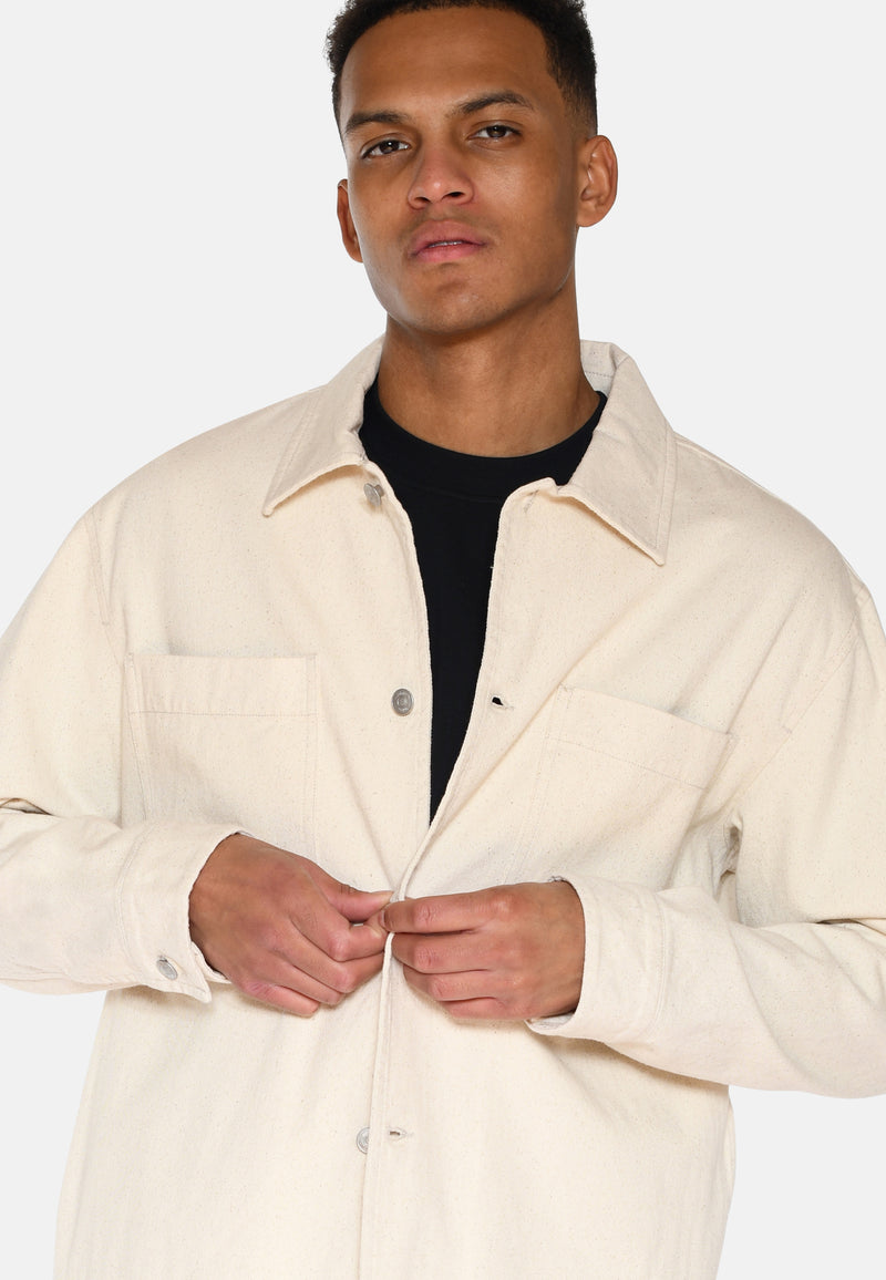 minimum male Titan overskjorte 4113 Overshirt 1105 Brown Rice