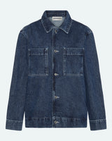 minimum male Trent denimjakke 4198 Jacket 2340 Blue Ashes