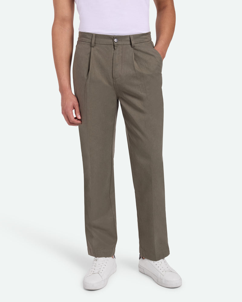 minimum male Tucker stylede bukser 3750 Dressed Pants 0515 Dusty Olive