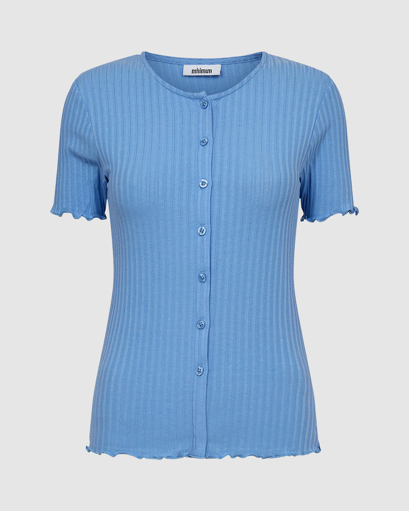 minimum female Zeldas 3596 Short Sleeved T-shirt 3930 Vista Blue